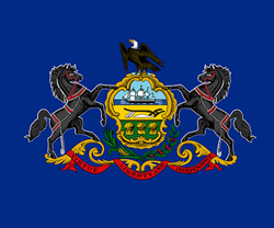 Colonial Flag of Pennsylvania